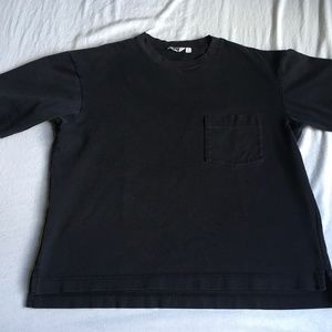 Uniqlo U Oversized Pocket Tee / black, men's size M